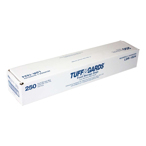 Tuffgards Tuff Gards 18"x24" Low Density Roll Pack Food Storage Bag, PK250 304985389 - main